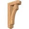 Ekena Millwork Westlake Arts and Crafts Smooth Bracket w/ Offset Brace, Western Red Cedar, 5 1/2"W x 16"D x 28"H BKT0604X16X28WTL03SWR - alternate 1
